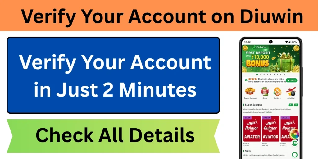 How to Verify Your Account on Diuwin