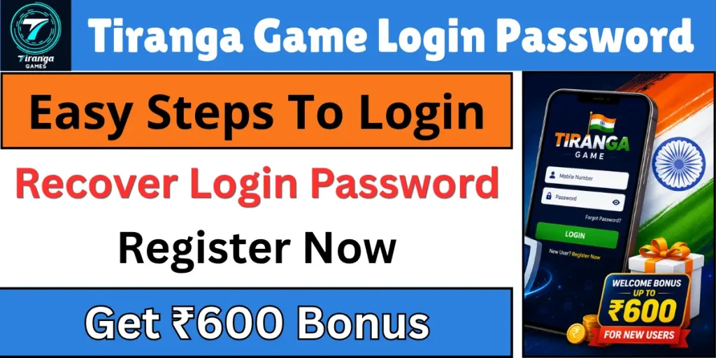 Tiranga Game Login Password
